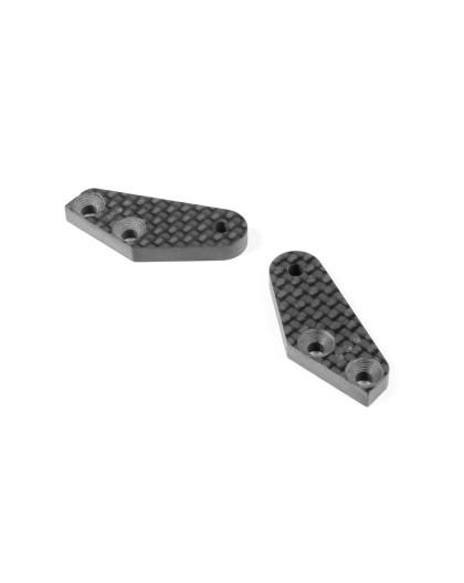 XB8 CARBON STEERING PLATE - 3 DOTS (1+1) - XRAY - 352368