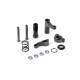 SERVO SAVER CHASSIS LOCK & HARD SPRING GRAPHITE - SET - XRAY - 352506