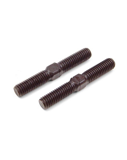 ADJ. TURNBUCKLE M5 L/R 35 MM - SPRING STEEL (2) - 352620 - XRAY