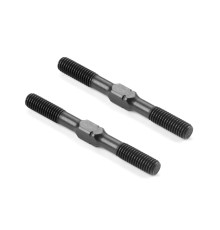 ADJ. TURNBUCKLE M5 L/R 50 MM - SPRING STEEL (2) - 352634 - XRAY