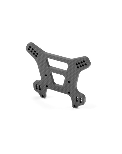 XB8 Support d'amortisseurs arrière carbone 4mm - XRAY - 353055