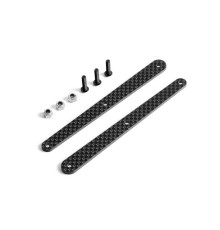 GRAPHITE INSERT FOR MEDIUM REAR COMPOSITE BRACE - SET - 353280 - XRAY