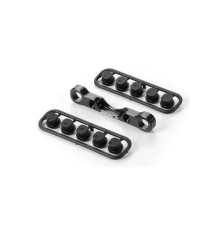 XB8 ALU REAR LOWER SUSP. HOLDER - FRONT - RF - SWISS 7075 T6 - 353317