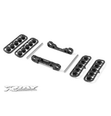 ALU REAR LOWER SUSP. HOLDERS SET- SQUARE ADJ. ROLL-CENTER - 353304 - 