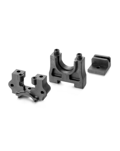 CENTER DIFF MOUNTING PLATE SET - GRAPHITE - 354010-G - XRAY