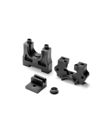 CENTER DIFF MOUNTING PLATE SET - HIGHER - GRAPHITE - XRAY - 354011-G