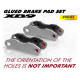 GLUED BRAKE PAD SET - ULTRA-EFFICIENT (4) - 354131 - XRAY