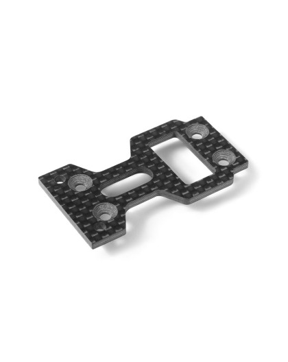 GTXE GRAPHITE CENTER MOUNTING PLATE 2.5MM - 354251 - XRAY