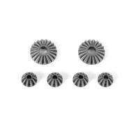 STEEL DIFF BEVEL & SATELLITE GEARS - V2 (2+4) - 355031 - XRAY