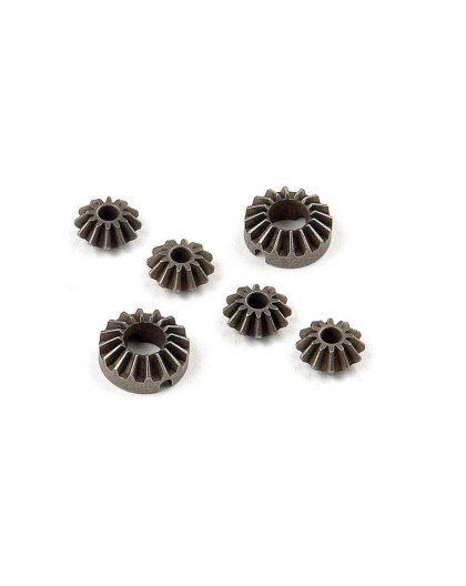 ACTIVE DIFF STEEL BEVEL & SATELLITE GEARS (2+4) - 355130 - XRAY