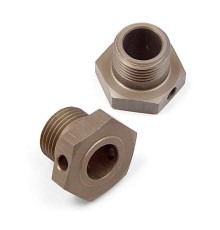 ALU WHEEL AXLE - BLACK COATED (2) - 355250 - XRAY