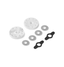 2-WAY FLOW DELRIN SHOCK PISTON 8-H. (1.3MM) & 2-H. (1.2MM) (2) - 3580