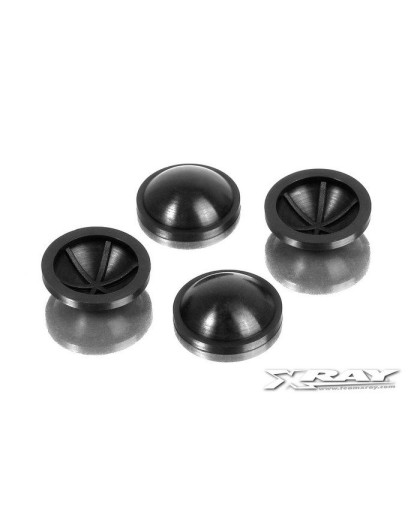 SHOCK RUBBER MEMBRANE RIBBED (4) - 358083 - XRAY