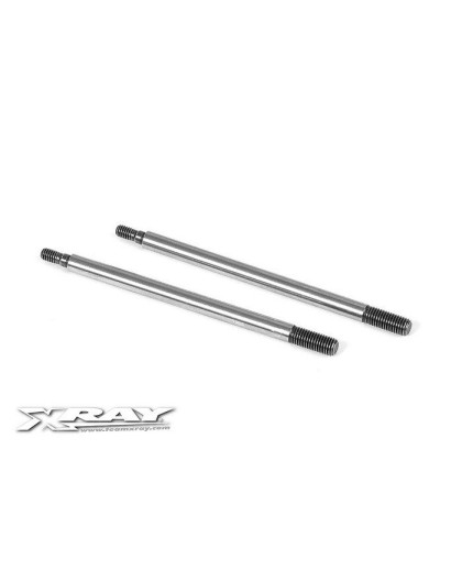 XB9 Tiges d'amortisseurs arrière (2) - XRAY - 358262