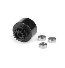 4-SHOE CLUTCH BELL 14T + 3x BALL-BEARING - XRAY - 358414
