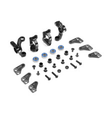 ALU STEERING BLOCKS & 7° C-HUBS - LIGHTWEIGHT - SET - XRAY - 360901