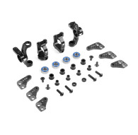 ALU STEERING BLOCKS & 7° C-HUBS - LIGHTWEIGHT - SET - XRAY - 360901