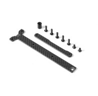 GRAPHITE CHASSIS BRACE UPPER DECK - SHORT PACK (2) - 361168 - XRAY