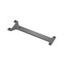 GRAPHITE FRONT UPPER DECK 2.0MM - SHORT - 361166 - XRAY