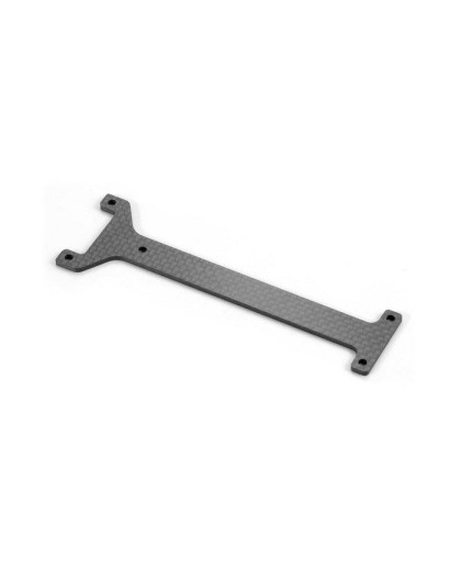 GRAPHITE FRONT UPPER DECK 2.0MM - SHORT - 361166 - XRAY