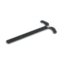 CARBON CHASSIS T-BRACE - REAR - XRAY - 361192