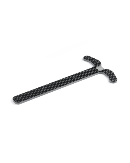 CARBON CHASSIS T-BRACE - REAR - XRAY - 361192