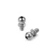 STEEL BALL END 5.4MM THREAD 4MM - NICKEL COATED (2) - XRAY - 362654