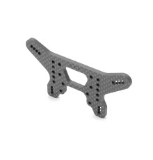 CARBON SHOCK TOWER FOR HS BULKHEAD - 3-DOTS - REAR - XRAY - 363088