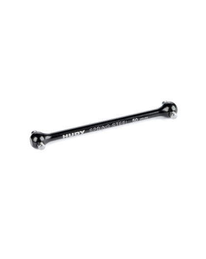 CENTRAL DOGBONE DRIVE SHAFT 50MM - HUDY SPRING STEEL™ - XRAY - 365429