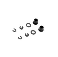 COMPOSITE SHOCK BUSHING & SHIM FOR ALU CAP (2+2) - 368042 - XRAY