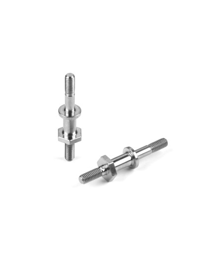 XRAY TITANIUM SHOCK STANDOFFS - LONG (2) - XRAY - 368046-T