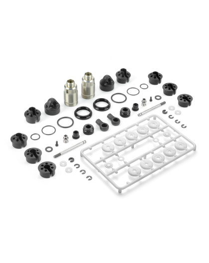 SHOCK ABSORBERS 30MM - SHORT CAP - 13mm - SET (2) - XRAY - 368102-S