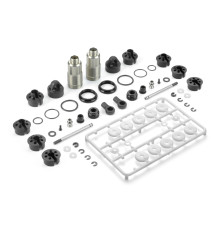 SHOCK ABSORBERS 35.5MM - SHORT CAP - 13mm - SET (2) - XRAY - 368202-S