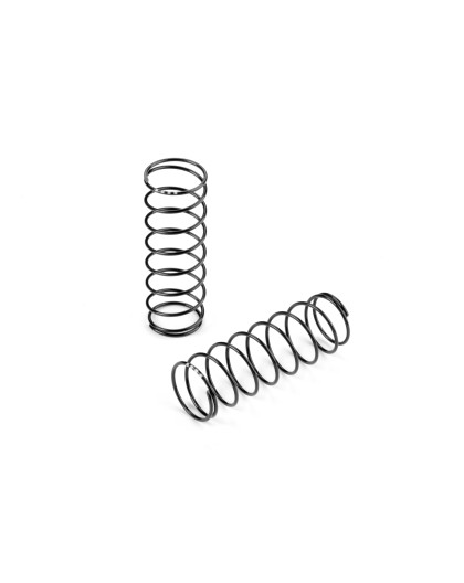 REAR BIG BORE CONICAL SPRING-SET L57.5MM - 4 DOTS (2) - XRAY - 368484