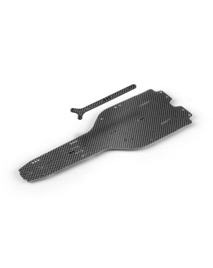 X1'19 Châssis + platine supérieur carbone 2.5mm - XRAY - 371020