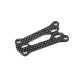X1'17 ARM MOUNT PLATE - 2.5MM GRAPHITE - 371064 - XRAY