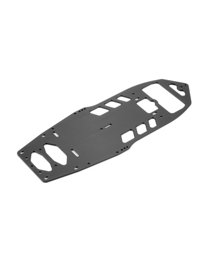 X12 ALU 1-PIECE CHASSIS 2.0MM - SWISS 7075 T6 - XRAY - 371122