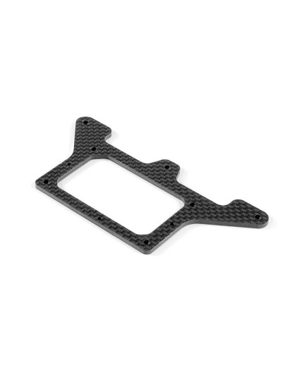 X12'17 GRAPHITE 2.5MM REAR POD LOWER PLATE - 371153 - XRAY