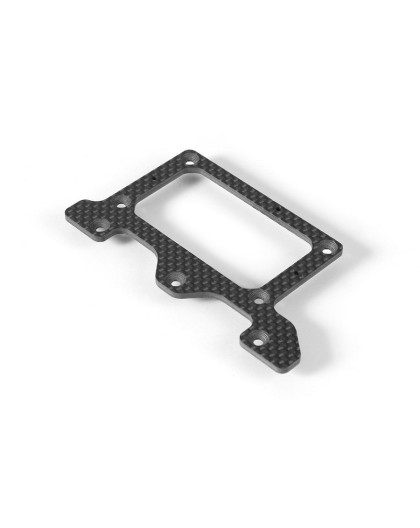 X10'18 GRAPHITE 2.5MM REAR POD LOWER PLATE - 371155 - XRAY