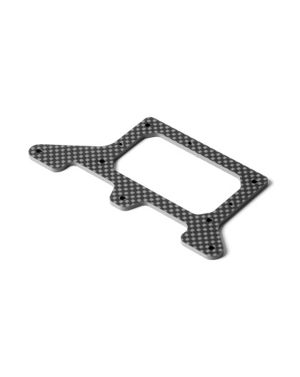 X1'20 GRAPHITE REAR POD LOWER PLATE 2.5MM - 371157 - XRAY