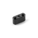 ALU HOLDER 2 PINS FOR SIDE LINK CARBON PLATE - BLACK - XRAY - 371186