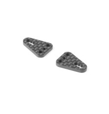 X1'20 GRAPHITE POD LINK PLATE 2.5MM (2) - 371185 - XRAY