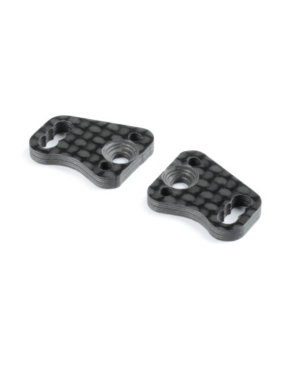 X12 CARBON PLATE FOR SIDE LINK WITH 2 PINS (L+P) - XRAY - 371189