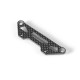 X12 GRAPHITE BUMPER LOWER HOLDER 2.5MM - 371210 - XRAY