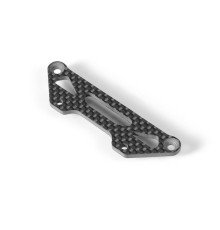 X12 GRAPHITE BUMPER LOWER HOLDER 2.5MM - 371210 - XRAY