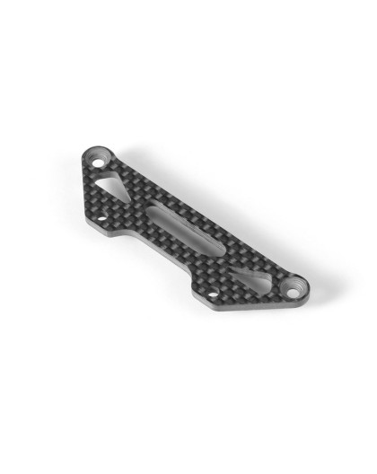 X12 GRAPHITE BUMPER LOWER HOLDER 2.5MM - 371210 - XRAY
