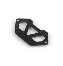 X12'19 GRAPHITE BUMPER LOWER HOLDER 2.5MM - 371211 - XRAY