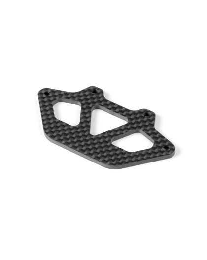 X12 CARBON BUMPER LOWER HOLDER FOR 1-PIECE CHASSIS - XRAY - 371213