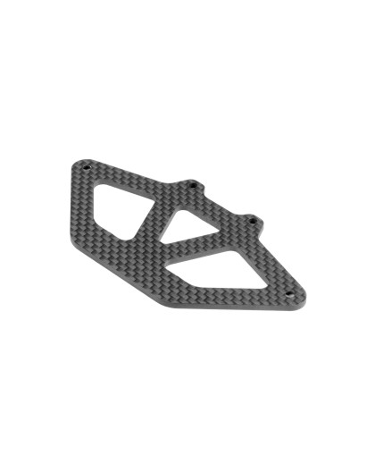 X10 CARBON BUMPER LOWER HOLDER FOR 1-PIECE CHASSIS - XRAY - 371214
