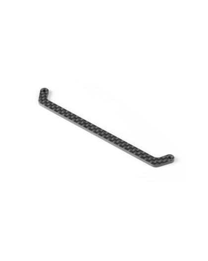 X12 CARBON FRONT BRACE NARROW SUSPENSION ARM PLATE - XRAY - 372094